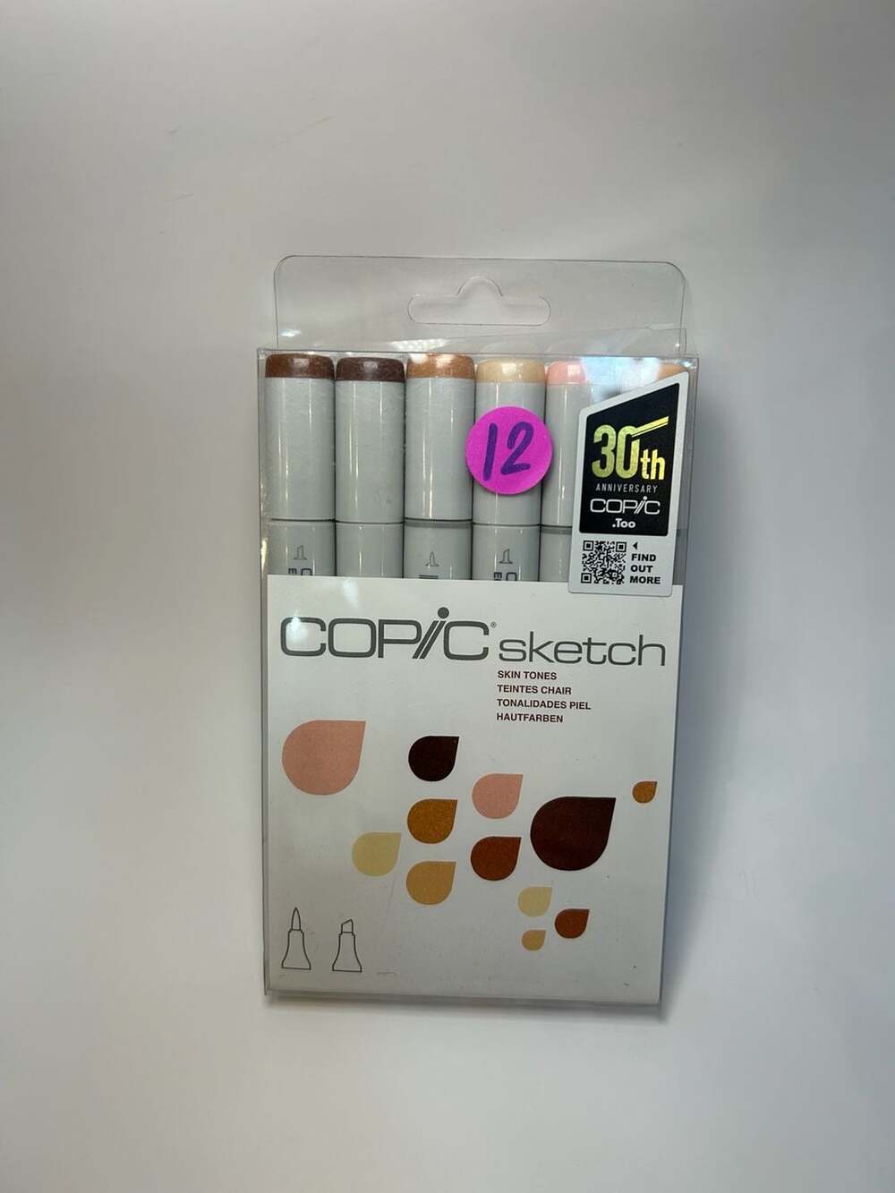 Copic Sketch 6-Piece Skin Tones Marker Set